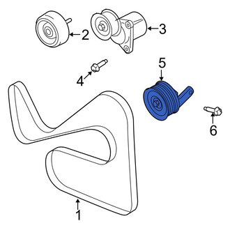 Ford OE - Accessory Drive Belt Idler Pulley