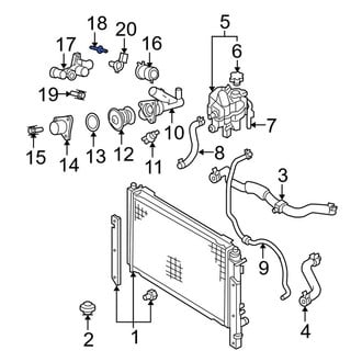 Ford OE - Engine Coolant Water Outlet Stud