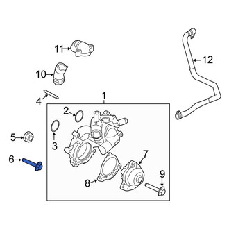 Ford OE - Engine Coolant Inlet Flange Bolt