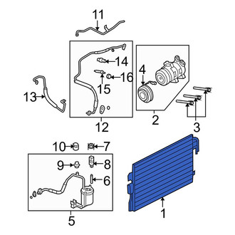 Ford OE - A/C Condenser