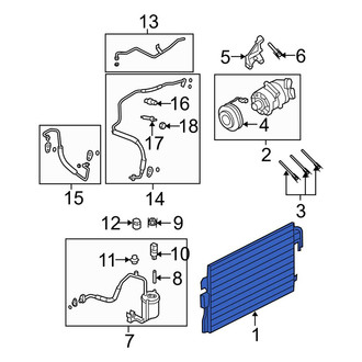 Ford OE - A/C Condenser