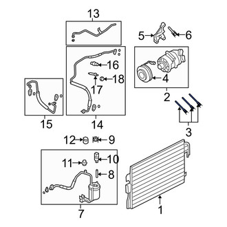 Ford OE - A/C Compressor Bolt