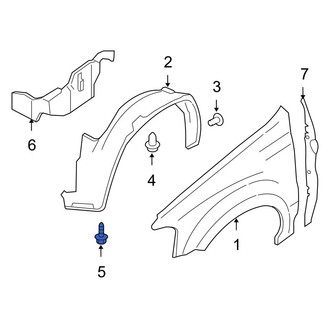 Ford OE - Left Fender Liner Bolt