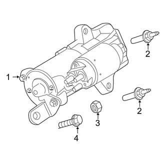 Ford OE - Electrical - Starter (Limited / XLS / XLT 2.5L)