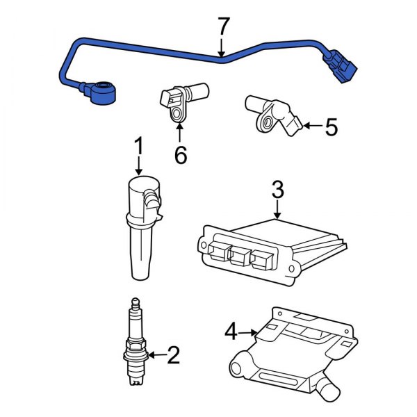 Ford OE 4L3Z12A699AA Ignition Knock (Detonation) Sensor