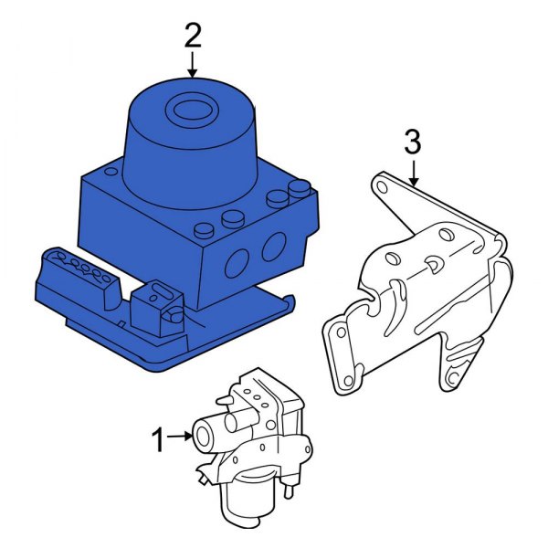 Ford OE BL8Z2C219A ABS Modulator Valve