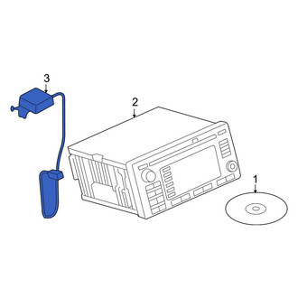 Ford OE - GPS Navigation System Antenna