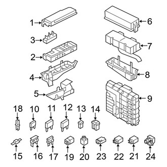 Ford OE - Electrical - Fuse & Relay (Gas)