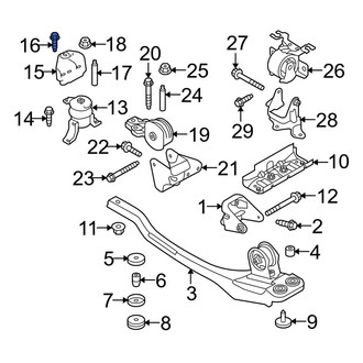 Ford OE - Automatic Transmission Mount Bolt