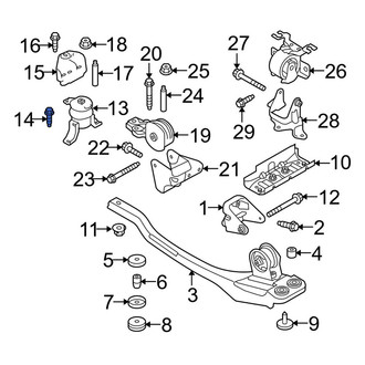 Ford OE - Automatic Transmission Mount Bolt