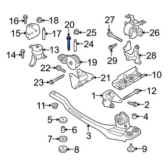Ford OE - Automatic Transmission Mount Bolt