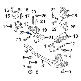 Ford OE - Right Engine Mount Bolt