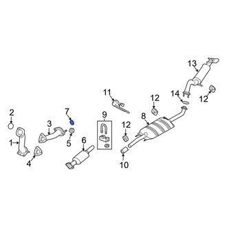 Ford OE - Rear Forward Catalytic Converter Gasket