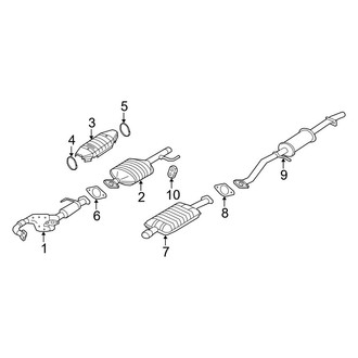 Ford OE - Exhaust System - Exhaust Components