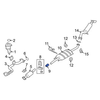 Ford OE - Rear Exhaust Intermediate Pipe