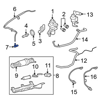 Ford OE - Vacuum Line Adapter