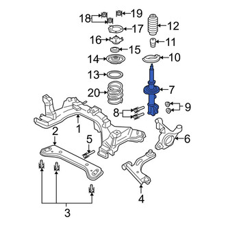 Ford OE - Front Right Suspension Strut