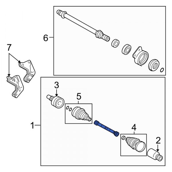 CV Axle Assembly