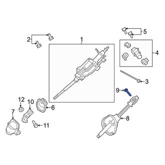 Ford OE - Lower Steering Shaft Bolt