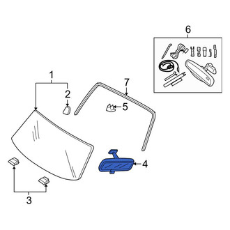 Ford OE - Front Interior Rear View Mirror