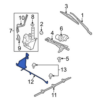 Ford OE - Front Windshield Washer Hose