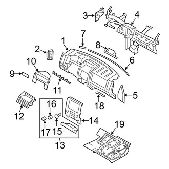 Ford OE - Instrument Panel (Limited / XLS / XLT)