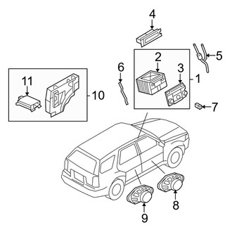 Ford OE - Instrument Panel - Sound System (Limited / XLS / XLT)