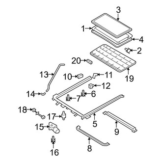 Ford OE - Roof - Sunroof (Gas)
