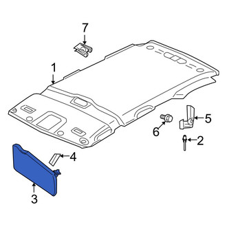 Ford OE - Left Sun Visor