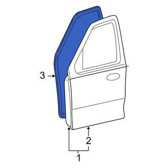 Ford OE - Front Inner Door Seal
