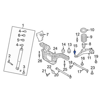 Ford OE - Rear Alignment Camber Adjusting Eccentric