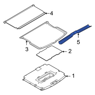 Ford OE - Rear Liftgate Trim Scuff Plate