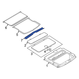 Ford OE - Rear Liftgate Trim Scuff Plate