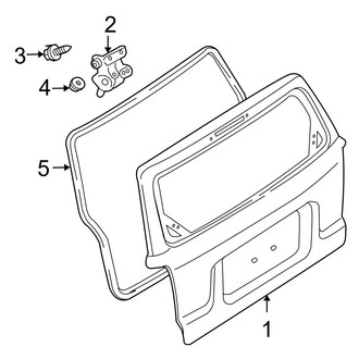 Ford OE - Lift Gate - Gate & Hardware (Limited / XLS / XLT)