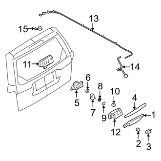 Ford OE - Liftgate Pull Handle Nut
