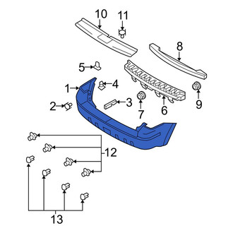 Ford OE - Rear Bumper Cover