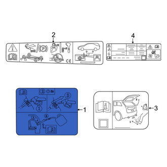 Ford OE - Fuel Information Label