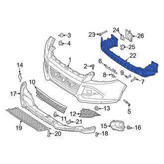 Ford OE - Front Bumper Impact Bar