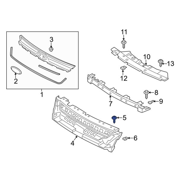 Grille Reinforcement Screw