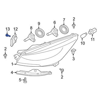 Ford OE - High Intensity Discharge (HID) Lighting Ballast Screw