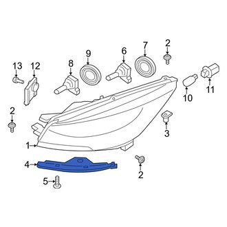 Ford OE - Left Headlight Bracket