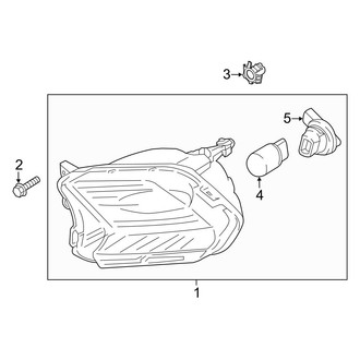 Ford OE - Front Lamps - Park Lamps (W/O Fog Lamps)