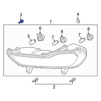 Ford OE - Parking Light Bolt