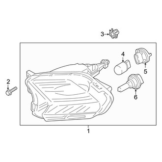 Ford OE - Front Lamps - Park Lamps (With Fog Lamps)