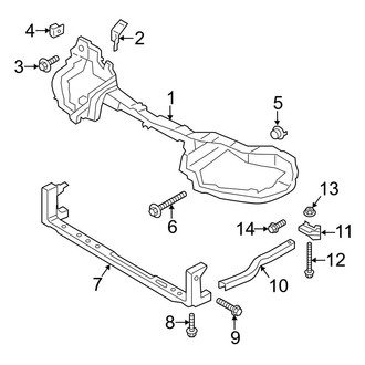 Ford OE - Radiator Support