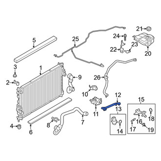 Ford OE - Upper Radiator Coolant Hose