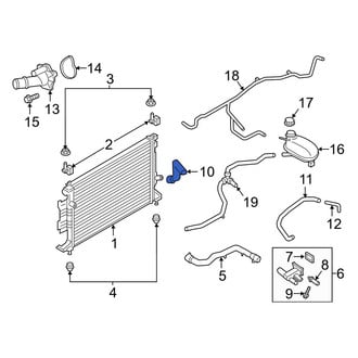Ford OE - Lower Radiator Coolant Hose