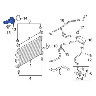 Ford OE - Engine Coolant Thermostat Kit