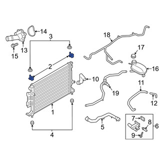 Ford OE - Radiator Mount Bracket