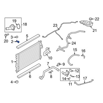 Ford OE - Radiator Mount Bracket